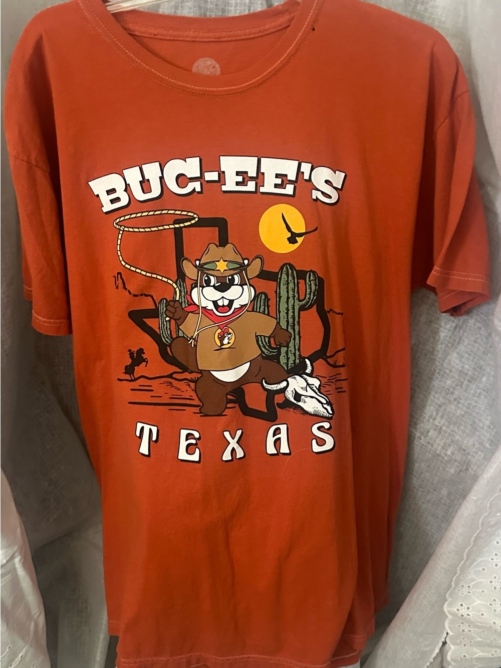 Buc-ee's Texas Short Sleeve Tee in Orange